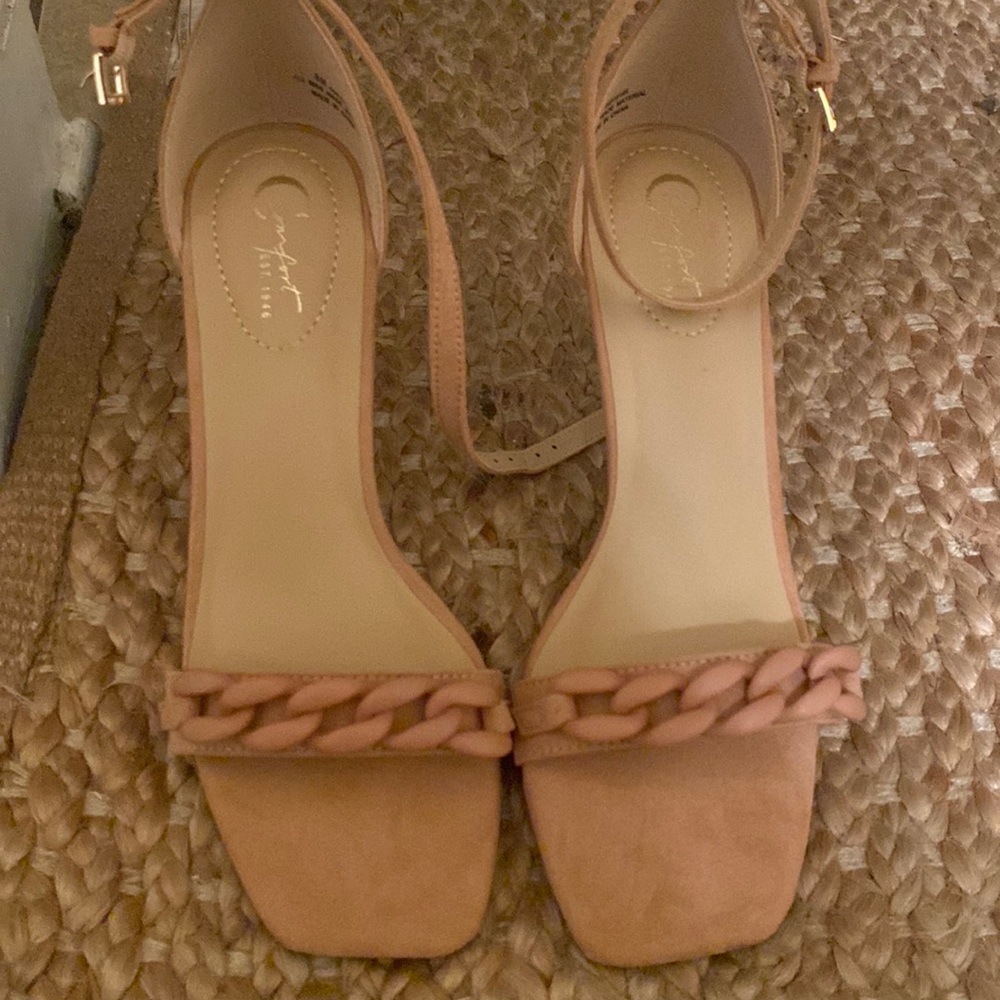 Cato brand Nude brown heels